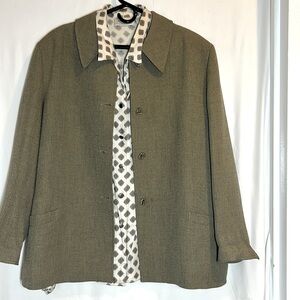 XL Women Business Jacket with Liz Claiborne Blouse